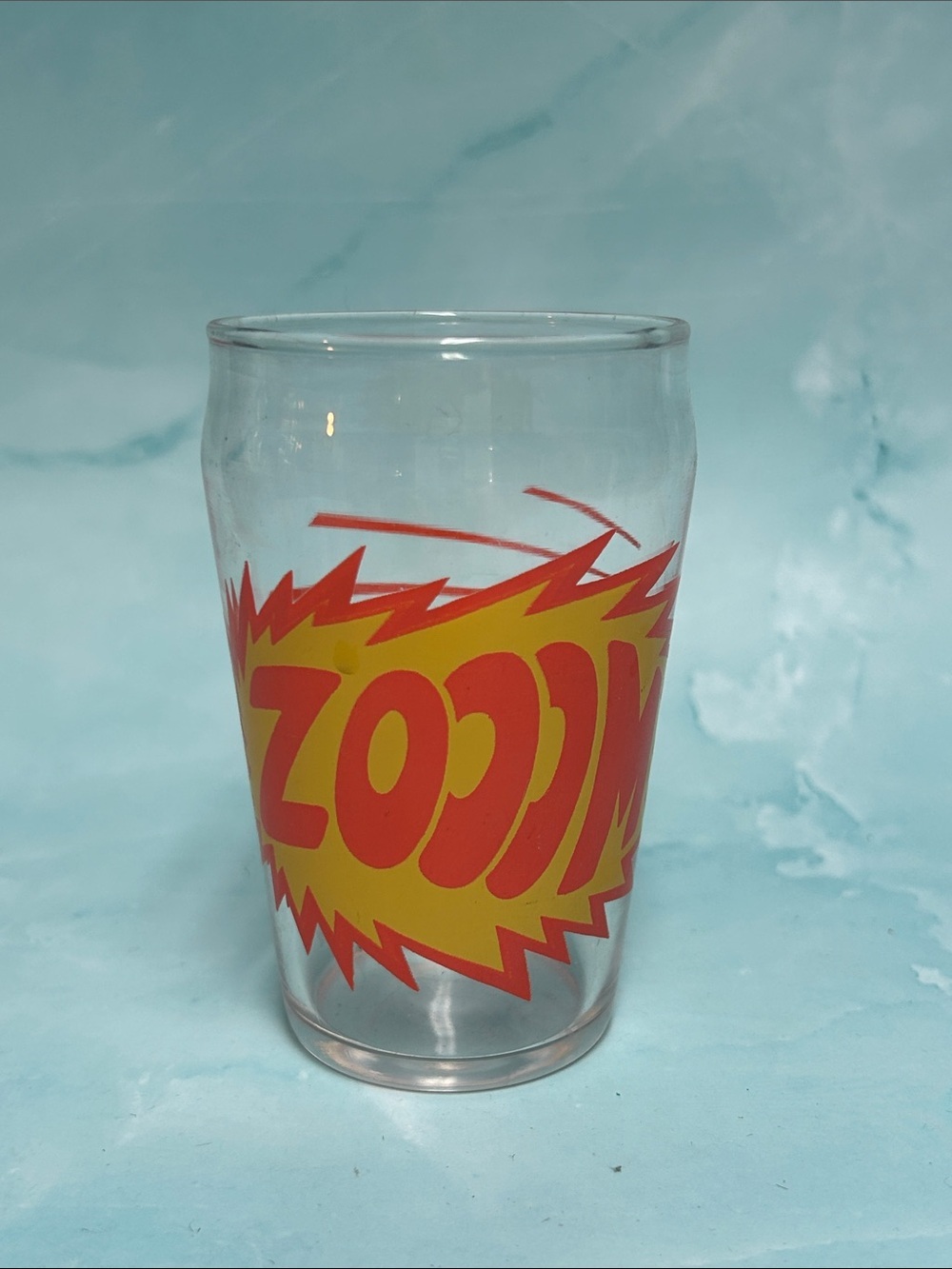 Zoom Glass Soda Fountain vintage Drinking Glass Tumbler c1940s-1950s